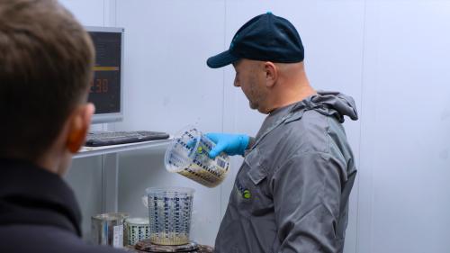 Our painters hand-mix paints to match custom brand colors and individual requirements, ensuring a perfect surface finish.